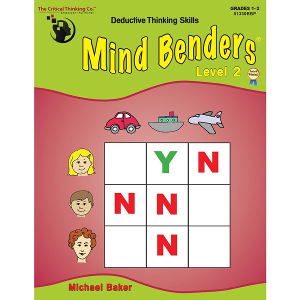 The Critical Thinking Co Mind Benders, Beginning Book 2, Grades 1-2 01330BBP